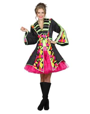 Kleurrijke Leeuwentemmer jas voor vrouwen