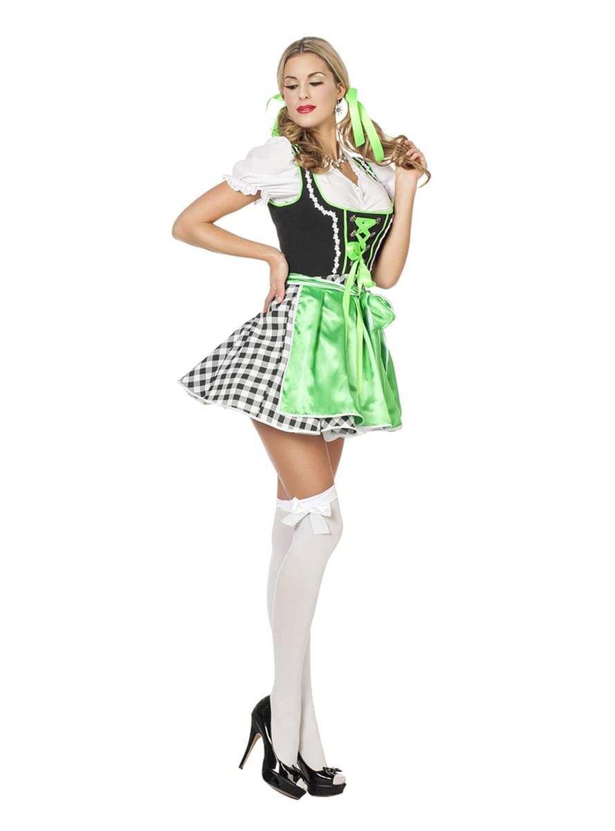 Vihreä Dirndl Naisille