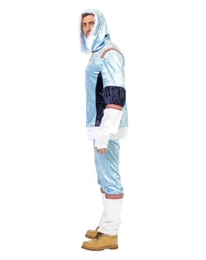 Kostum eskimo biru untuk lelaki