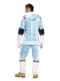 Costume da eschimese blu per uomo