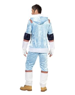 Costum de eschimos albastru pentru bărbat
