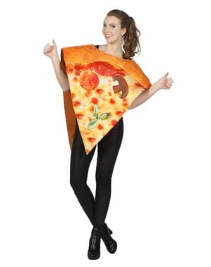 Kostum irisan pizza untuk orang dewasa