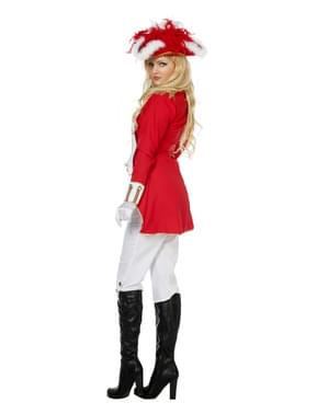 Fato de Guarda Real vermelho par mulher