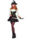 Brown pirate costume for women