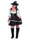 Déguisement pirate marron femme
