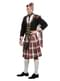 Črni škotski kostum za moške