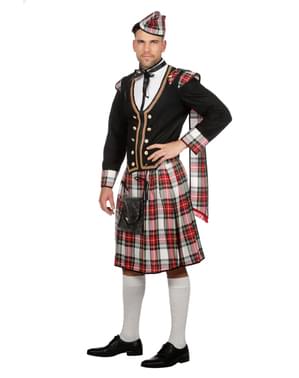 Black Scottish costume for men