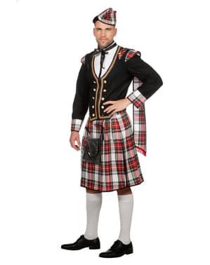 Svart Skotsk kostyme til menn