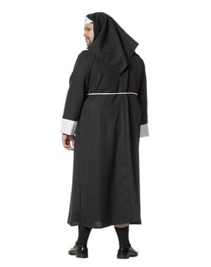 Maskeraddräkt nunna svart vuxen