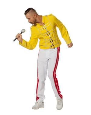 Kostum Yellow Freddy Mercury untuk pria