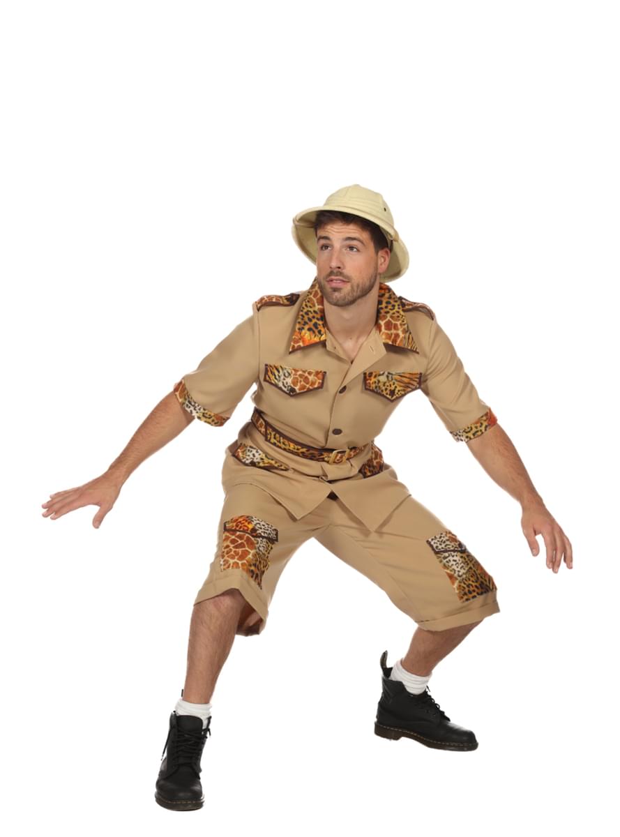 תחפושת ספארי בז לגברים