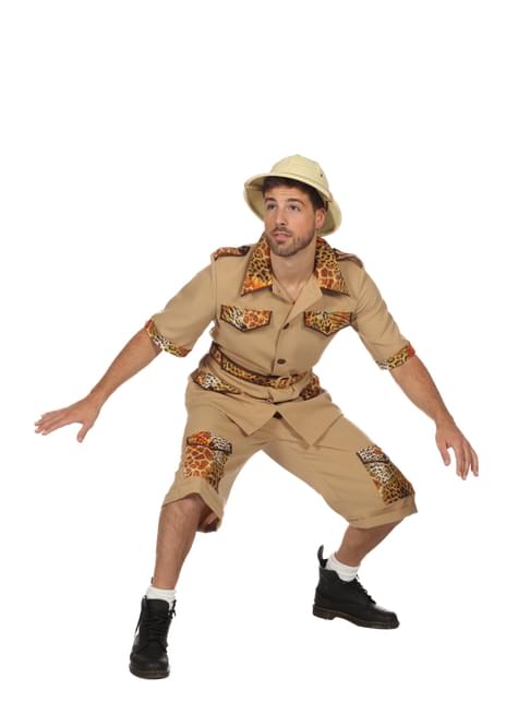 cruise Telemacos Verknald Beige safari costume for men. Express delivery | Funidelia