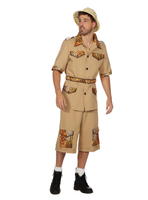Beige safari costume for men