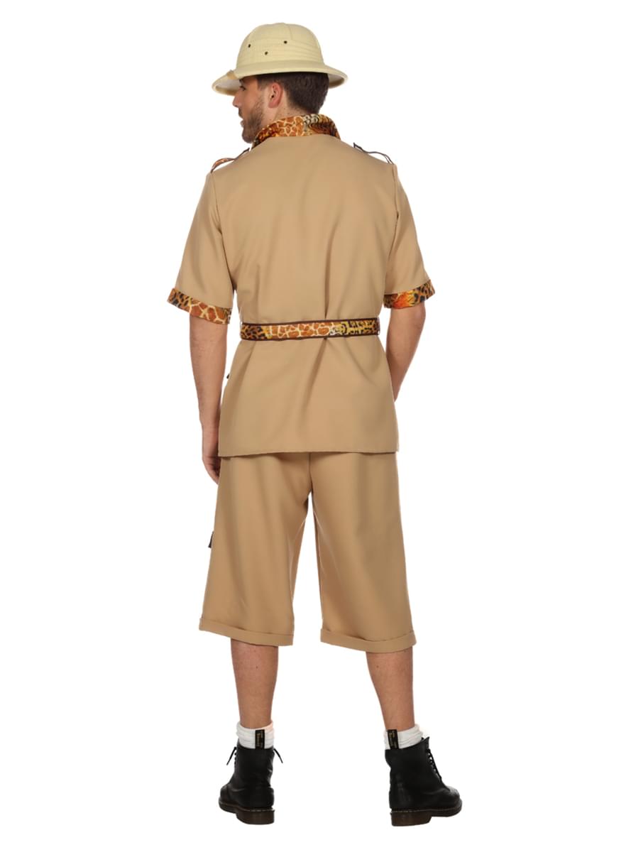 Disfraz de Safari beige para hombre