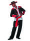 Costume da cavaliere argentino nero per uomo