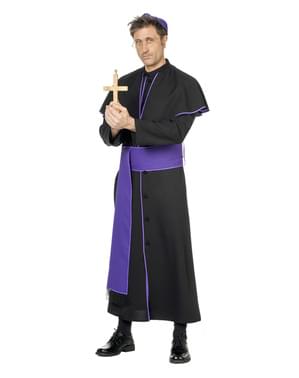 Pánský kostým biskup černý