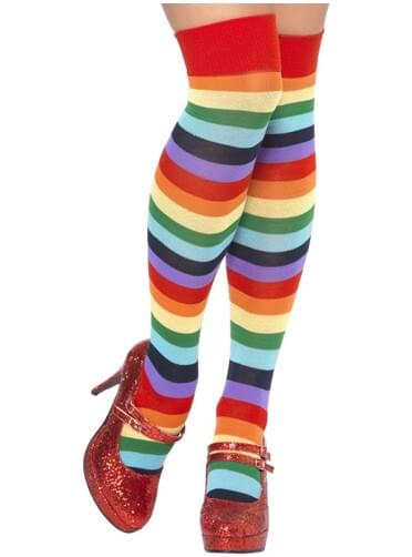 Meias compridas multicolor