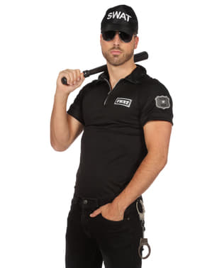 Ανδρικό Μαύρο Μπλουζάκι Αστυνομικού SWAT