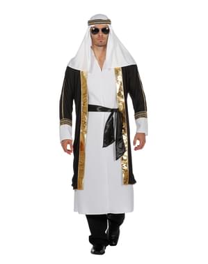 पुरुषों के लिए सफेद अरबी शेक पोशाक