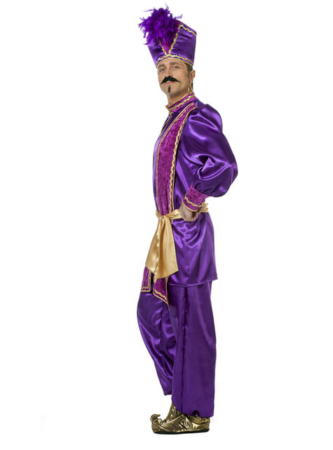 Déguisement Sultan violet homme