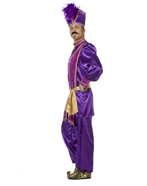 Disfraz de Sultán morado para hombre