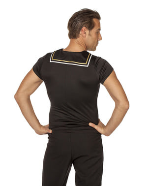 Black sailor T-Shirt for men