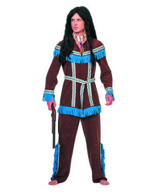 Begynner Indianer kostyme til menn