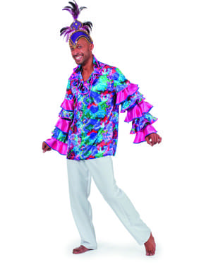 Camisa de Cuba tradicional para hombre