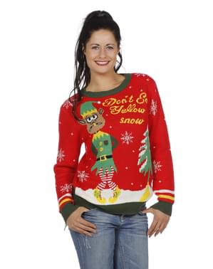 Red christmas jumper for adults