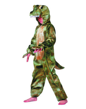 Fato de crocodilo aterrador infantil