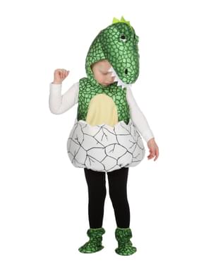 Dinosaurus menetas dari kostum anak-anak telur
