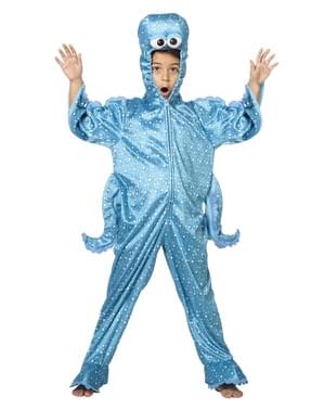 Çocuklar için mavi ahtapot kostümü
