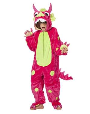 Kostum monster pink untuk anak-anak
