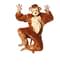 Monkey onesie ruha felnőtteknek