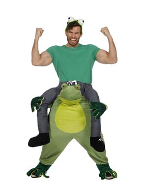 Kostým pro dospělé piggyback žába