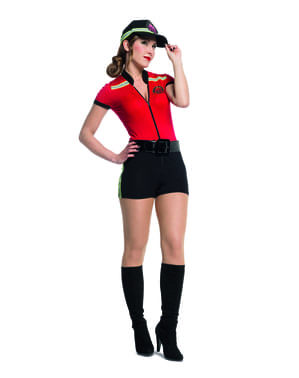 Kostum pemadam kebakaran seksi untuk wanita