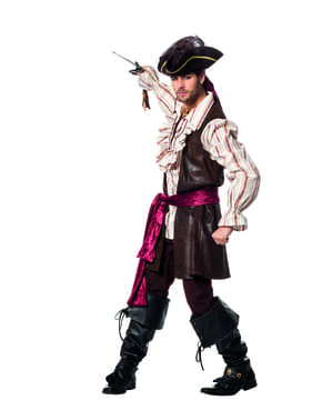 Déguisement pirate marron homme