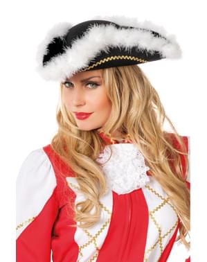 Hatt majorette svart för vuxen