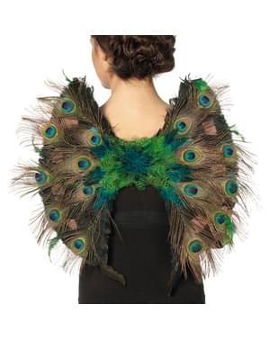 Ali di pavo reale per bambino