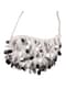 Kabarett Tasche mit Pailletten grau