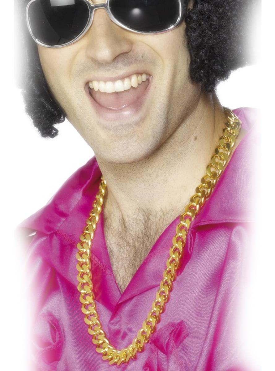 Ostentatious golden necklace