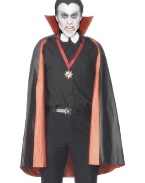 Umdrehbarer Vampir Umhang Rot und Schwarz
