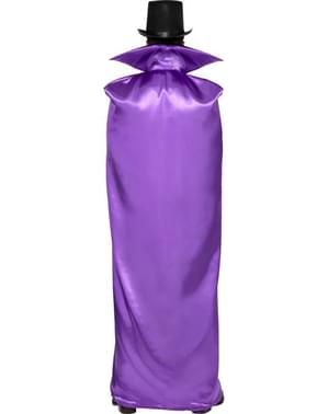 Cape de vampire réversible noire et violette