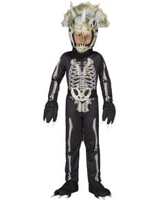 Costume scheletro di dinosauro per bambino