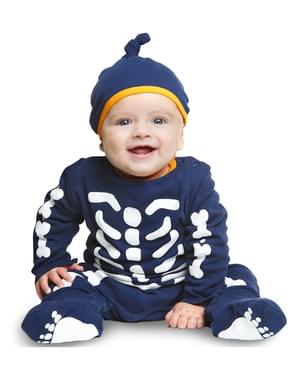 Maskeraddräkt litet skelett för bebis