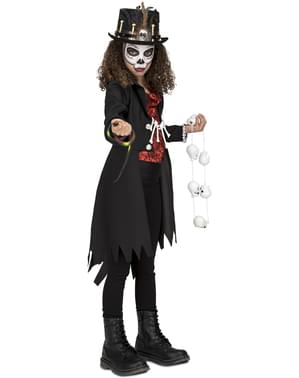 Costum de maestru voodoo pentru fată