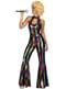 70's disco rainbow costume for women