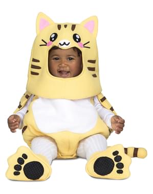 Costume da gattino deluxe per neonato