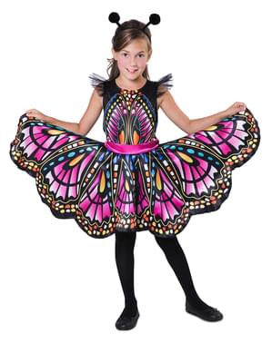 लड़कियों के लिए राजकुमारी तितली पोशाक