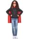 Red superhero cape for kids